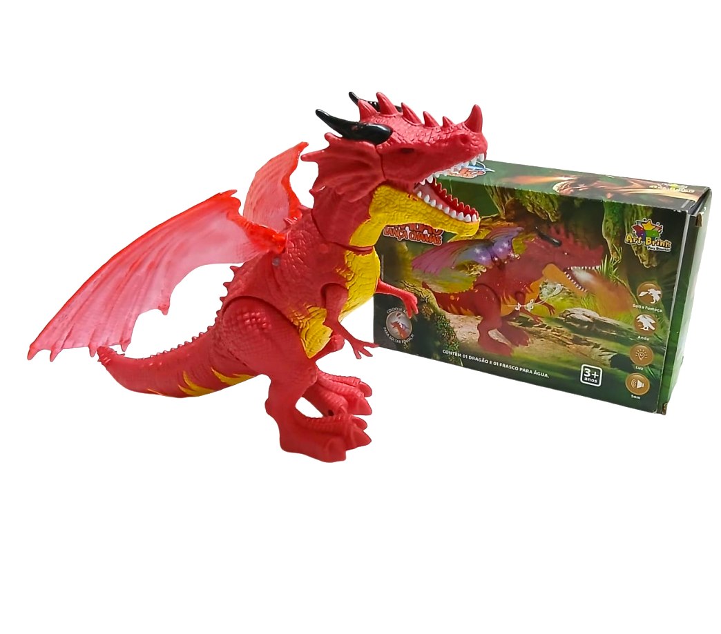 DRAGAO LANCA CHAMAS 15X25CM